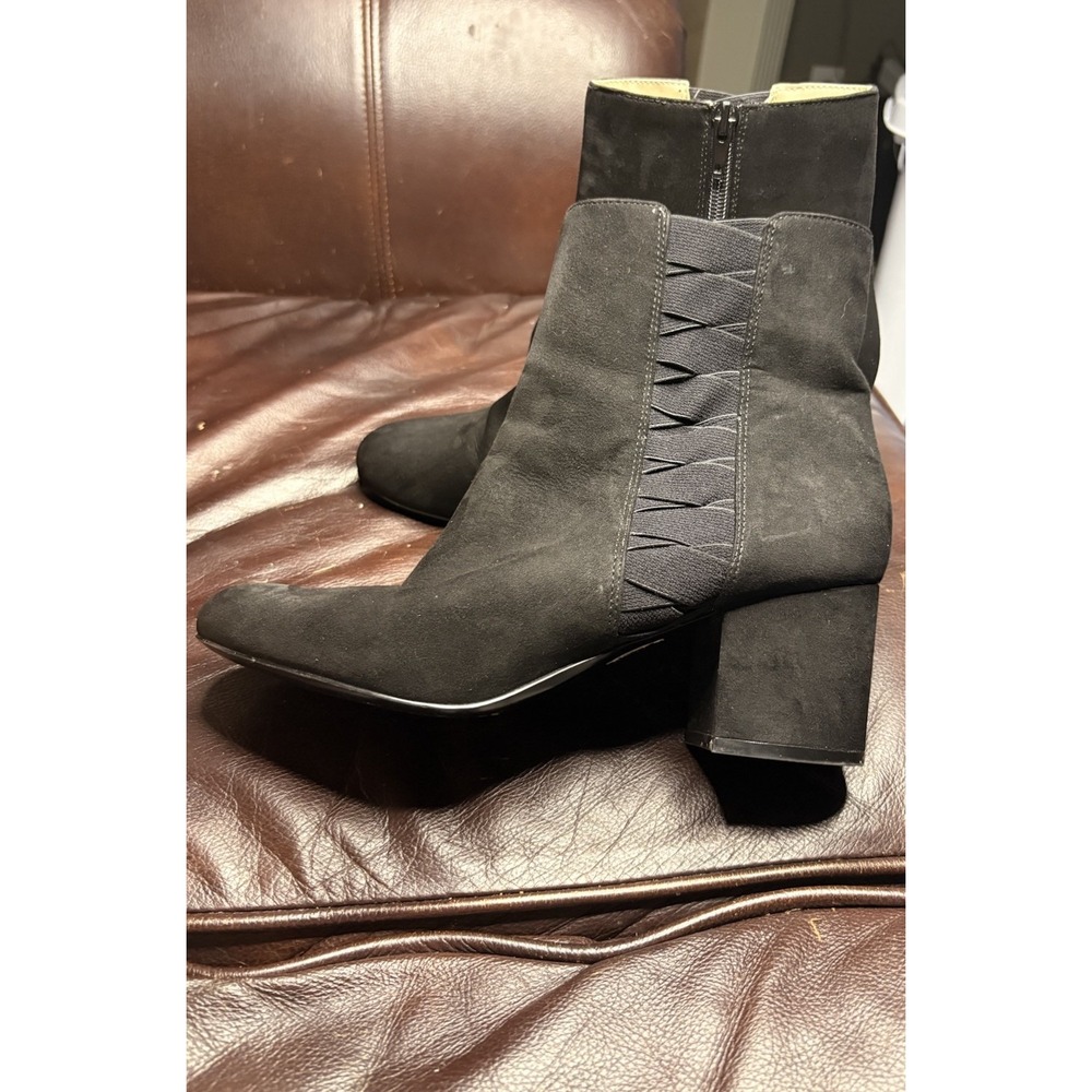 Nine West 10 M‎ Black Booties Suede